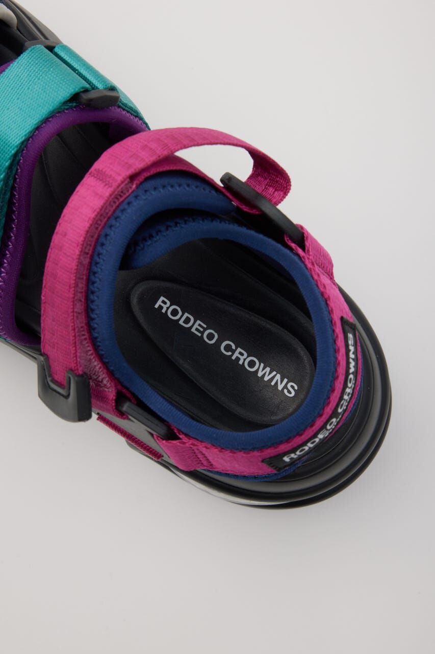 RODEO CROWNS「ボリュームソール テープサンダル」|サンダル|