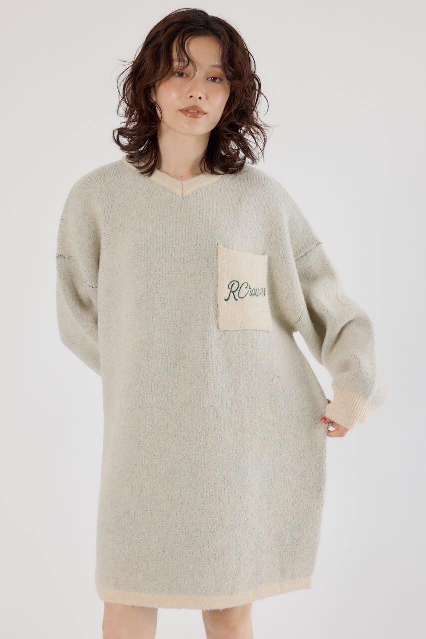 RODEO CROWNS「ロゴブークレニットワンピース」|ワンピース|