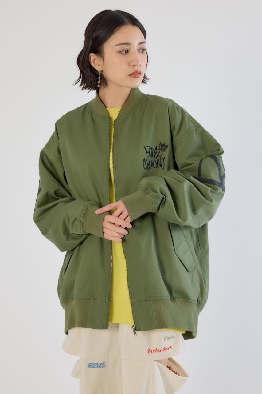 RODEO CROWNS「BRIDGE BEAR オーバーブルゾン」|ブルゾン・スタジャン|