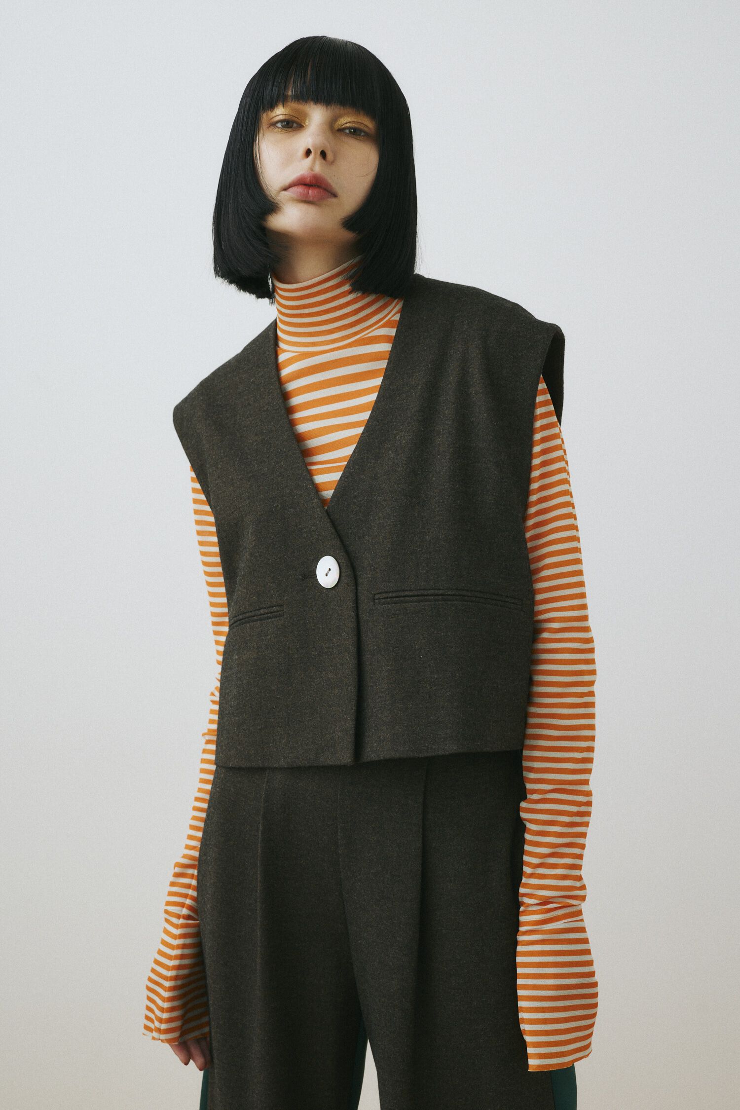 HeRIN.CYE「Box vest」|シャツ・ブラウス|