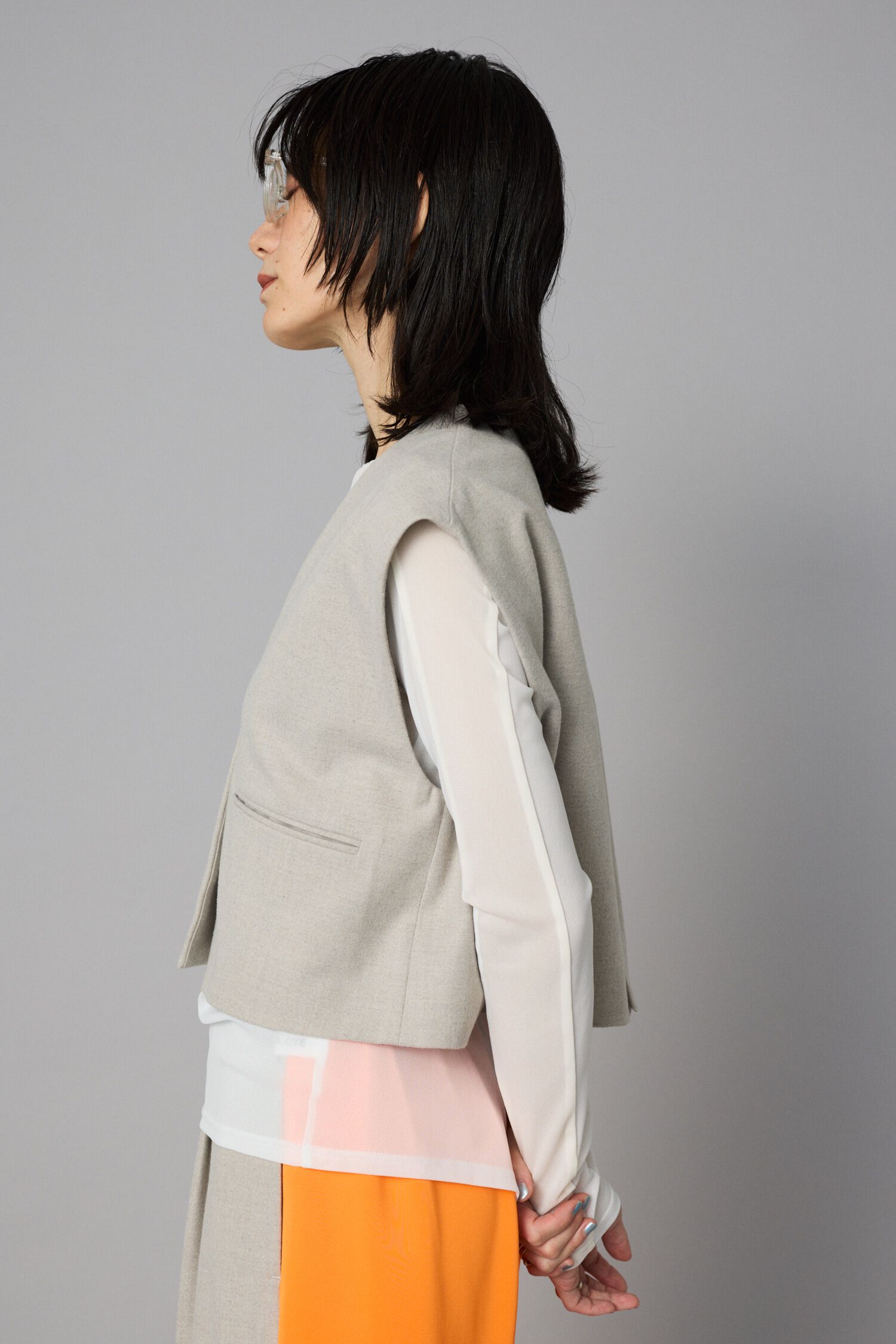 HeRIN.CYE「Box vest」|シャツ・ブラウス|