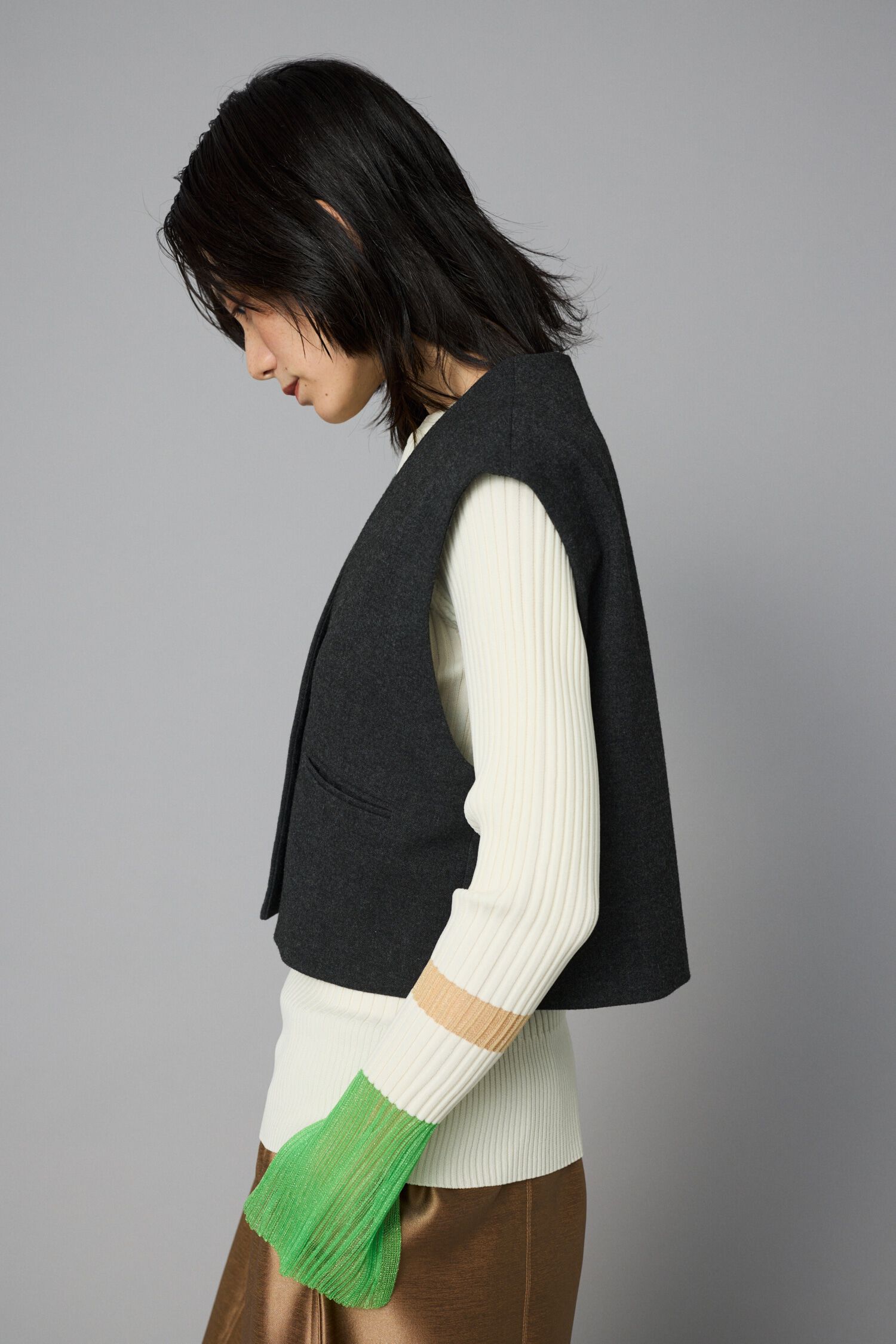 HeRIN.CYE「Box vest」|シャツ・ブラウス|