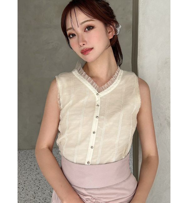 RESEXXY「シャーリングボリュームトップス」|その他|アイボリー