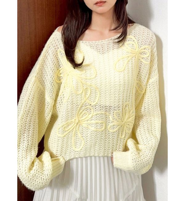 dazzlin「モヘアライクルーズニット」|ニット・セーター|