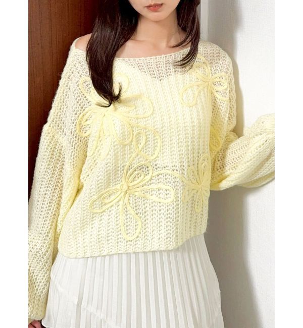 dazzlin「モヘアライクルーズニット」|ニット・セーター|