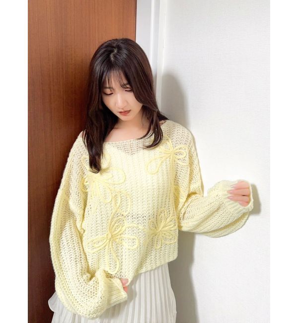 dazzlin「モヘアライクルーズニット」|ニット・セーター|