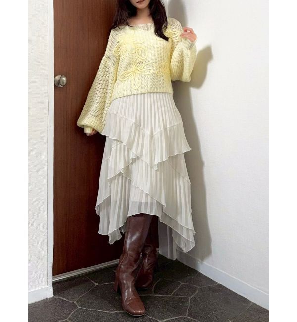 dazzlin「モヘアライクルーズニット」|ニット・セーター|