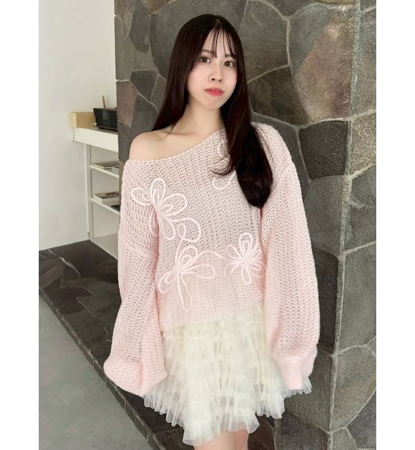 dazzlin「モヘアライクルーズニット」|ニット・セーター|