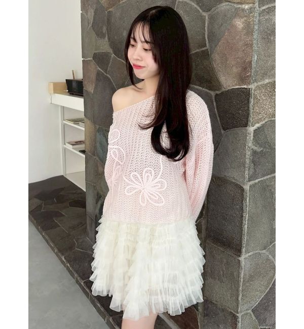 dazzlin「モヘアライクルーズニット」|ニット・セーター|