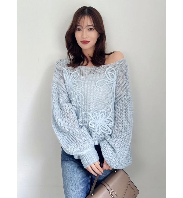 dazzlin「モヘアライクルーズニット」|ニット・セーター|