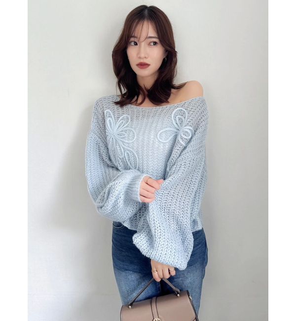 dazzlin「モヘアライクルーズニット」|ニット・セーター|