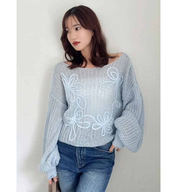 dazzlin「モヘアライクルーズニット」|ニット・セーター|