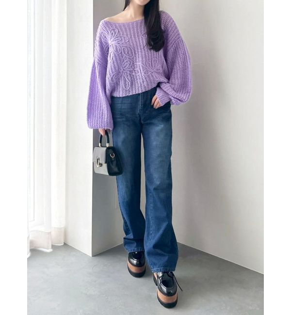 dazzlin「モヘアライクルーズニット」|ニット・セーター|