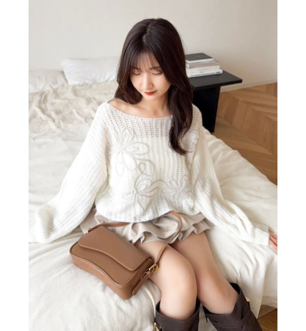 dazzlin「モヘアライクルーズニット」|ニット・セーター|