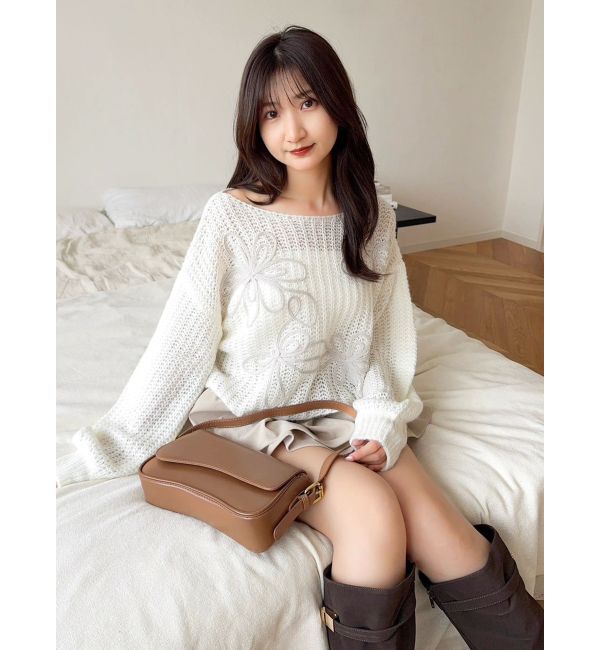 dazzlin「モヘアライクルーズニット」|ニット・セーター|