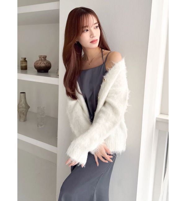 dazzlin「サテンナローキャミワンピース」|ワンピース|