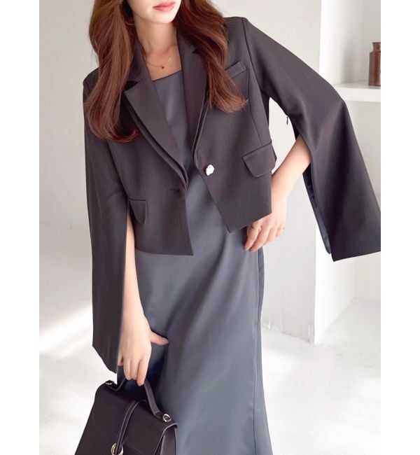 dazzlin「サテンナローキャミワンピース」|ワンピース|