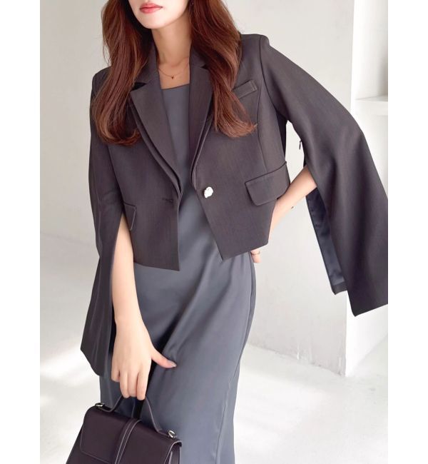 dazzlin「サテンナローキャミワンピース」|ワンピース|