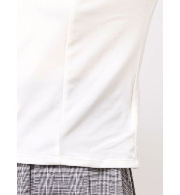 dazzlin「シアーベロアギャザーデザイントップス」|Tシャツ・カットソー|