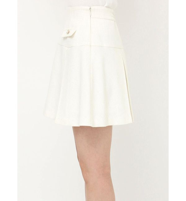 dazzlin「ツイードボックスプリーツミニスカート」|スカート|