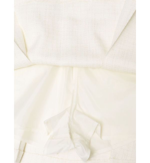 dazzlin「ツイードボックスプリーツミニスカート」|スカート|