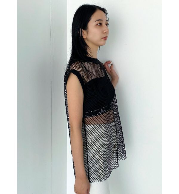 EMODA「メッシュジャガードキャミソールセット」|Tシャツ・カットソー|