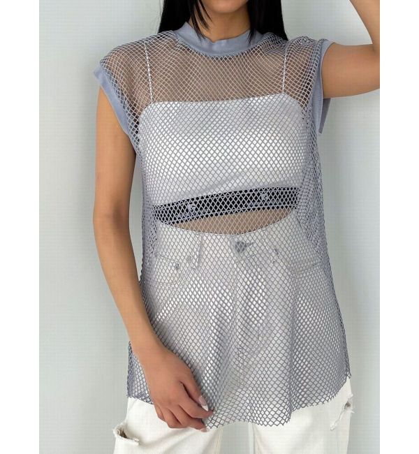 EMODA「メッシュジャガードキャミソールセット」|Tシャツ・カットソー|