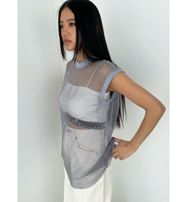 EMODA「メッシュジャガードキャミソールセット」|Tシャツ・カットソー|