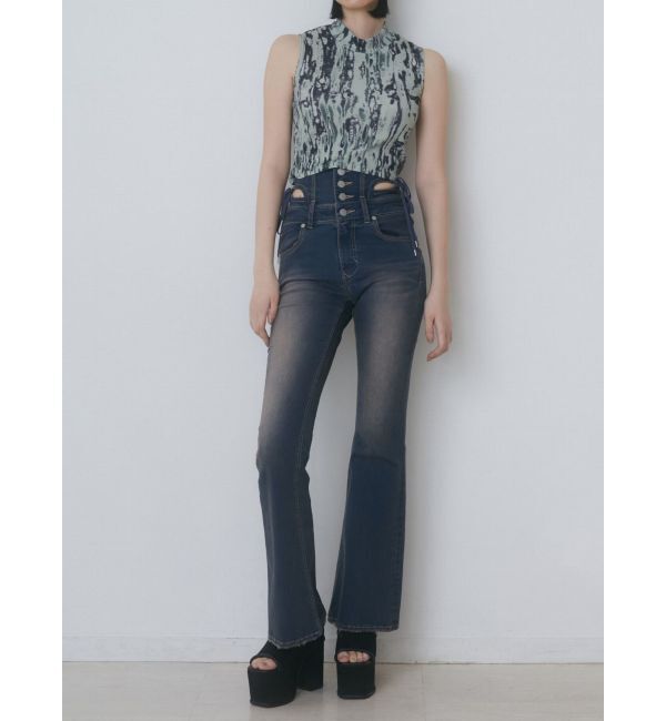 EMODA「ミニハイネックリブトップ」|タンクトップ|