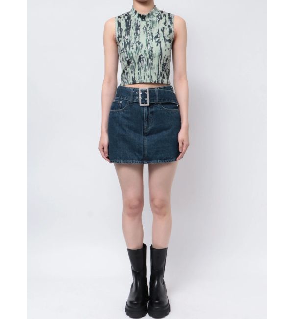 EMODA「ミニハイネックリブトップ」|タンクトップ|