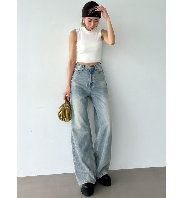 EMODA「ミニハイネックリブトップ」|タンクトップ|