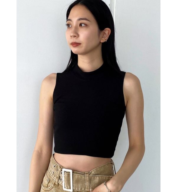 EMODA「ミニハイネックリブトップ」|タンクトップ|
