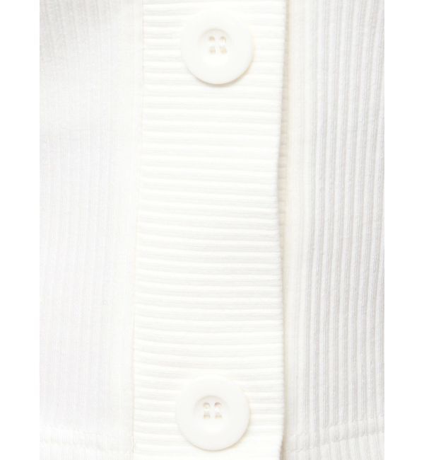 EMODA「フロントボタンショートリブトップ」|Tシャツ・カットソー|