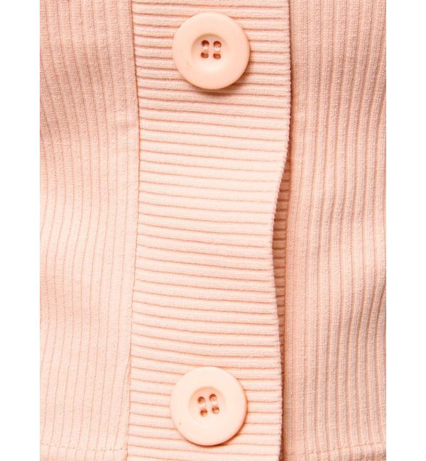 EMODA「フロントボタンショートリブトップ」|Tシャツ・カットソー|