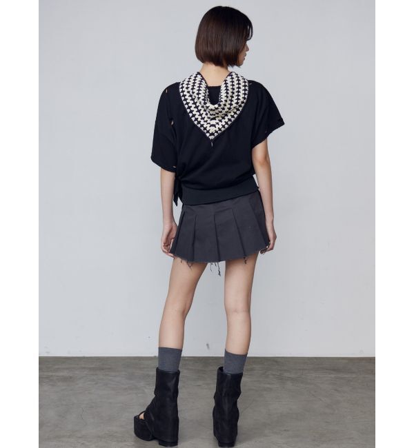 EMODA「ルーズタイクラッシュTシャツ」|Tシャツ・カットソー|