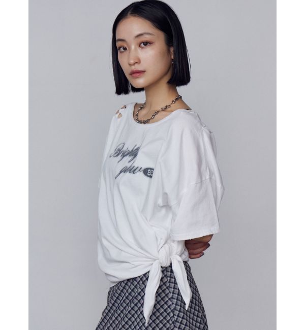 EMODA「ルーズタイクラッシュTシャツ」|Tシャツ・カットソー|