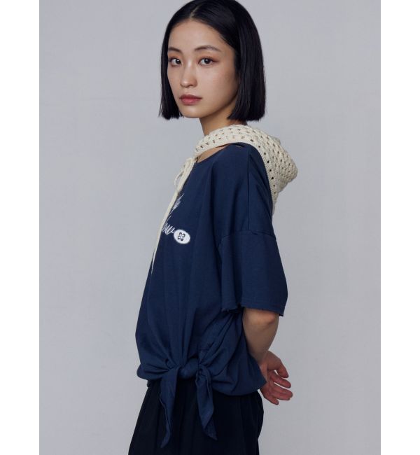 EMODA「ルーズタイクラッシュTシャツ」|Tシャツ・カットソー|