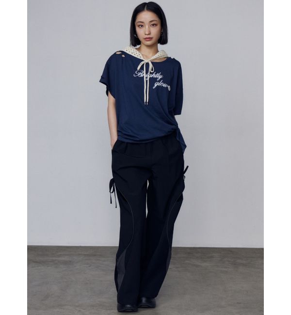 EMODA「ルーズタイクラッシュTシャツ」|Tシャツ・カットソー|