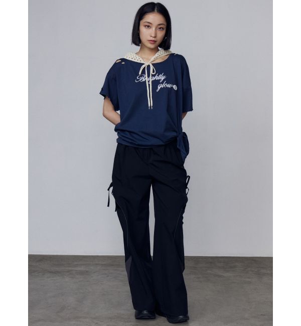 EMODA「ルーズタイクラッシュTシャツ」|Tシャツ・カットソー|