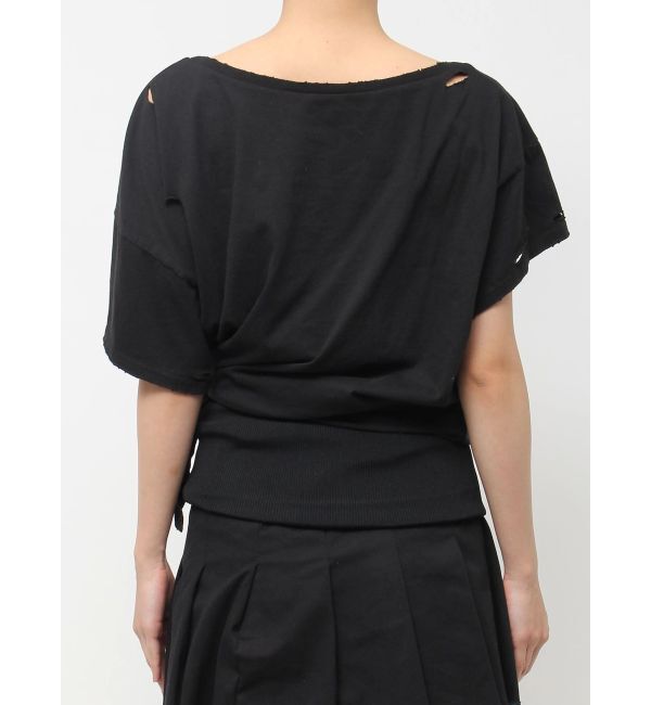 EMODA「ルーズタイクラッシュTシャツ」|Tシャツ・カットソー|