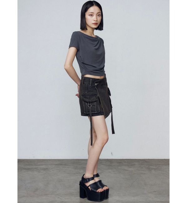 EMODA「ギャザールーズフィットトップ」|Tシャツ・カットソー|