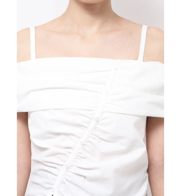 EMODA「オフショルダーボタントップ」|Tシャツ・カットソー|