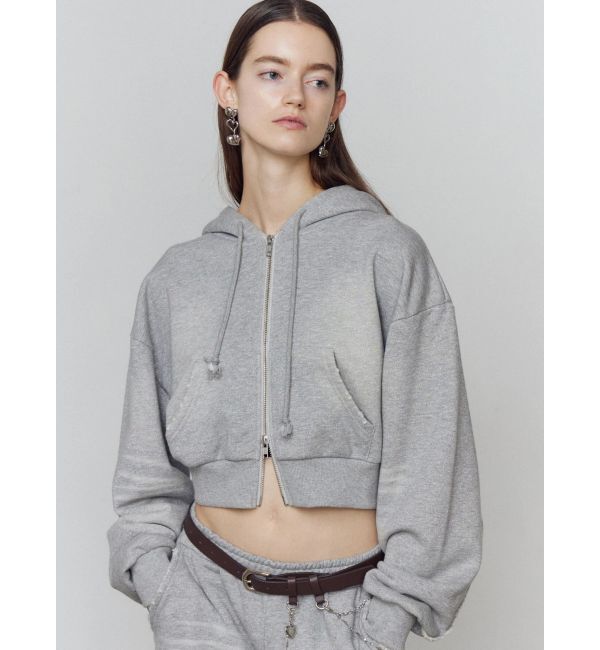 EMODA「シェービングショートジップフーディ」|パーカー|