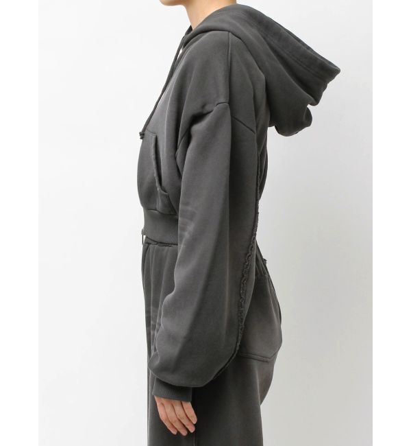 EMODA「シェービングショートジップフーディ」|パーカー|