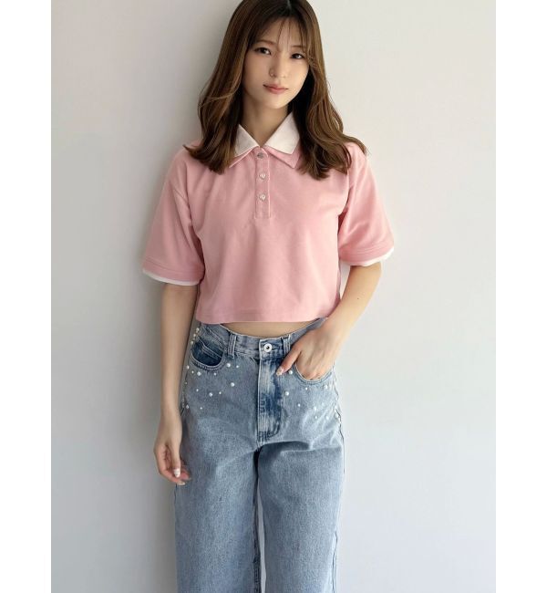 MERCURYDUO「ダブルカラーポロシャツ」|ポロシャツ|