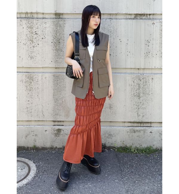 MURUA「ガーターヘムトップス」|Tシャツ・カットソー|