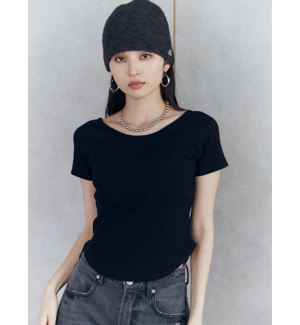 MURUA「バックシャンリブカットソー」|Tシャツ・カットソー|