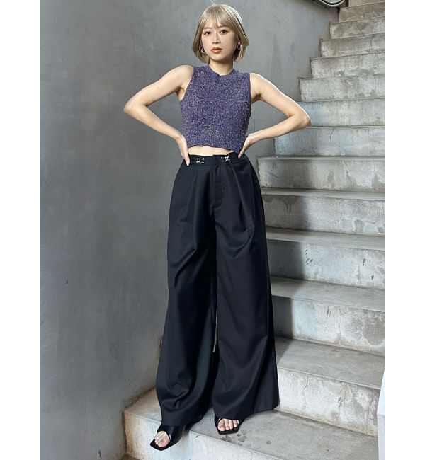 MURUA「2WAYウエストタックワイドパンツ」|その他|