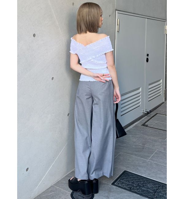 MURUA「2WAYウエストタックワイドパンツ」|その他|