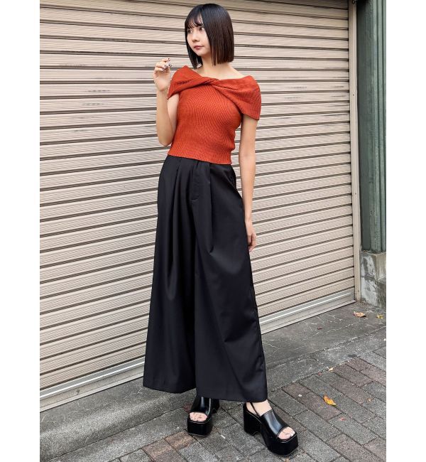 MURUA「2WAYウエストタックワイドパンツ」|その他|